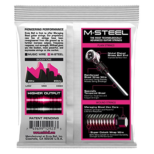 Cuerdas Ernie Ball Super Slinky M-Steel para guitarra eléctrica - calibre 9-42 Cuerdas Ernie Ball Super Slinky M-Steel para guitarra eléctrica - calibre 9-42