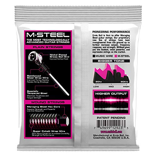 Cuerdas Ernie Ball Super Slinky M-Steel para guitarra eléctrica - calibre 9-42 Cuerdas Ernie Ball Super Slinky M-Steel para guitarra eléctrica - calibre 9-42