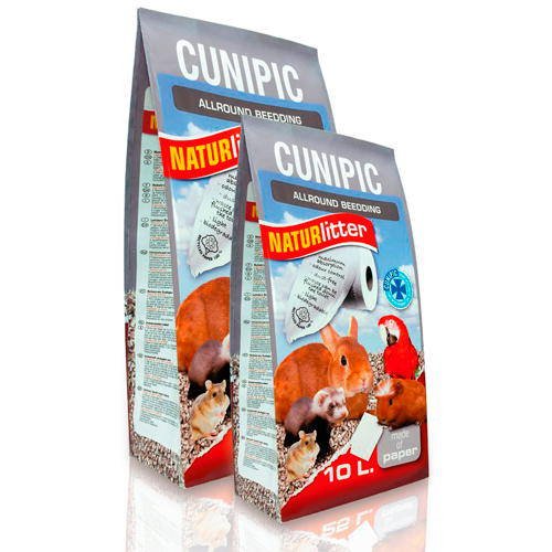 Cunipic Naturlitter - Lecho ecológico de papel, 10 litros Cunipic Naturlitter - Lecho ecológico de papel, 10 litros