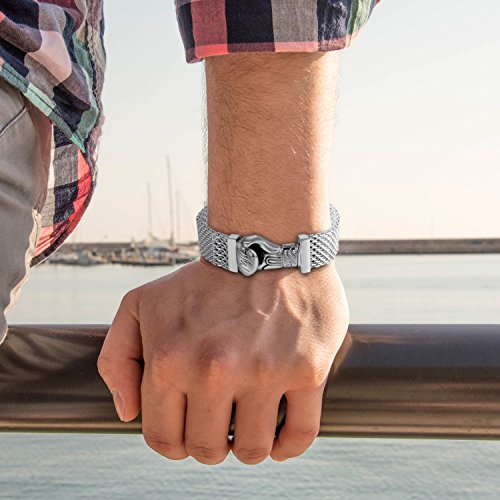 Cupimatch Pulsera Guantes de Boxeo Acero Inoxidable Cadena de Red Pulsera Hombre Brazalete Hombre Joyería de Moda Hipoalergénico Cupimatch Pulsera Guantes de Boxeo Acero Inoxidable Cadena de Red Pulsera Hombre Brazalete Hombre Joyería de Moda Hipoalergénico