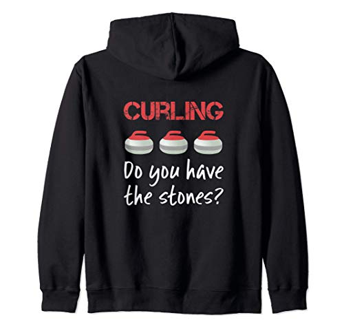 Curling Stone Quote Dicho divertido Jugador Deporte Equipo Sudadera con Capucha