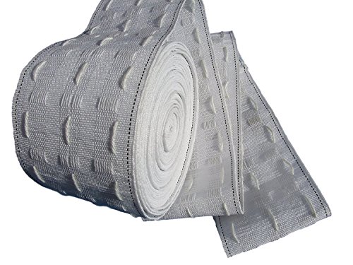 Curtain Heading Tape 3 inch 75mm Wide White Pencil Pleat 10m long for Curtains