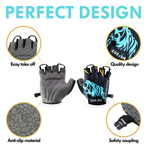 CURVAN - Guantes Gimnasio Hombre Ciclismo Bicicleta | Acolchados y Transpirables 45g | Guante Musculación Culturismo Ejercicio Levantamiento de Pesas Entrenamiento Fitness Crossfit Halterofilia (M) CURVAN - Guantes Gimnasio Hombre Ciclismo Bicicleta | Acolchados y Transpirables 45g | Guante Musculación Culturismo Ejercicio Levantamiento de Pesas Entrenamiento Fitness Crossfit Halterofilia (M)