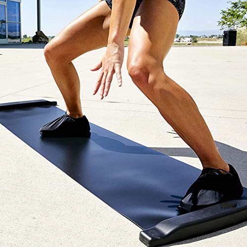 CUTEY Slide Board Tabla De Deslizamiento Patinaje De Velocidad, Hockey, Hockey sobre Hielo, Equipo De Entrenamiento Completo, Entrenamiento FĂsico Y Terapia,Negro,2.0M/6.56FT CUTEY Slide Board Tabla De Deslizamiento Patinaje De Velocidad, Hockey, Hockey sobre Hielo, Equipo De Entrenamiento Completo, Entrenamiento FĂsico Y Terapia,Negro,2.0M/6.56FT