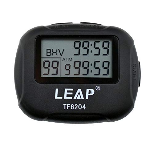 Cuzit Pantalla LCD digital grande TF6204 Temporizador de intervalo de alarma para entrenamiento, correr, yoga, levantamiento de pesas, correr, cronómetro deportivo Cuzit Pantalla LCD digital grande TF6204 Temporizador de intervalo de alarma para entrenamiento, correr, yoga, levantamiento de pesas, correr, cronómetro deportivo