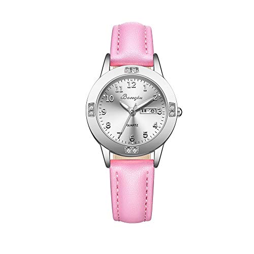 CXJC Una variedad de estilos de relojes de discos de damas, adecuados for fiestas, citas, vida diaria, relojes de trabajo, relojes decorativos, reloj de calendario luminoso impermeable a prueba de agu