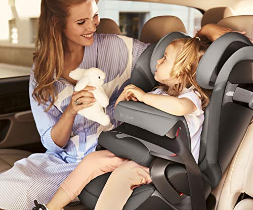 CYBEX Gold Silla de coche 2 en 1 para niños Pallas S-Fix, Para coches con y sin Isofix, Grupo 1/2/3 (9-36 kg), Desde los 9 meses hasta los 12 años aproximativamente, Soho Grey