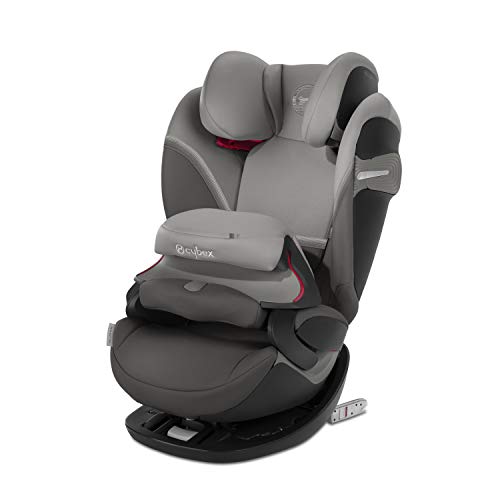 CYBEX Gold Silla de coche 2 en 1 para niños Pallas S-Fix, Para coches con y sin Isofix, Grupo 1/2/3 (9-36 kg), Desde los 9 meses hasta los 12 años aproximativamente, Soho Grey CYBEX Gold Silla de coche 2 en 1 para niños Pallas S-Fix, Para coches con y sin Isofix, Grupo 1/2/3 (9-36 kg), Desde los 9 meses hasta los 12 años aproximativamente, Soho Grey