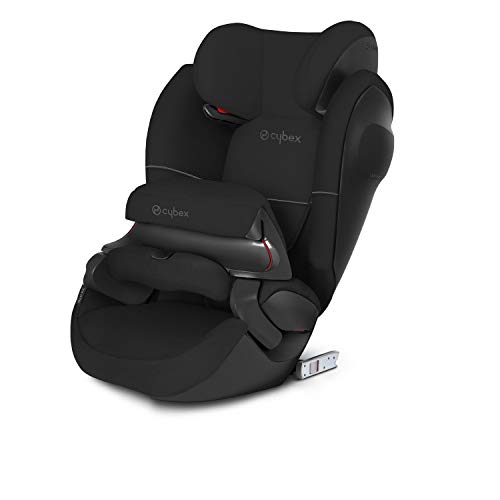 Cybex - Silla de coche grupo 1/2/3 Pallas M-Fix SL, silla de coche 2 en 1 para niños, para coches con y sin ISOFIX, 9-36 kg, desde los 9 meses hasta los 12 años aprox, Negro (Pure Black)