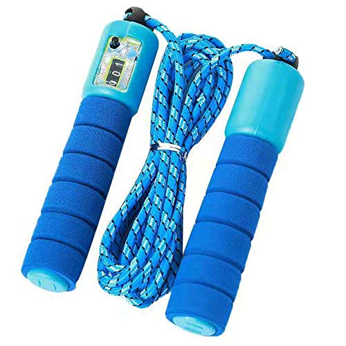 Cyleibe Comba para niños con contador, asas cómodas, cuerda de saltar para entrenamiento, crossfit, entrenamiento y fitness Cyleibe Comba para niños con contador, asas cómodas, cuerda de saltar para entrenamiento, crossfit, entrenamiento y fitness