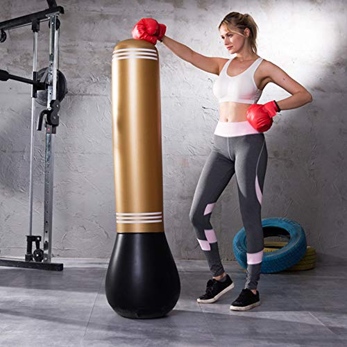 CYzpf Saco de Boxeo de Pie de 150cm Inflable Niños de Fitness para Practicar Karate Taekwondo Entrenamiento Intenso Gimnasia Deportes Alivio del Estrés CYzpf Saco de Boxeo de Pie de 150cm Inflable Niños de Fitness para Practicar Karate Taekwondo Entrenamiento Intenso Gimnasia Deportes Alivio del Estrés