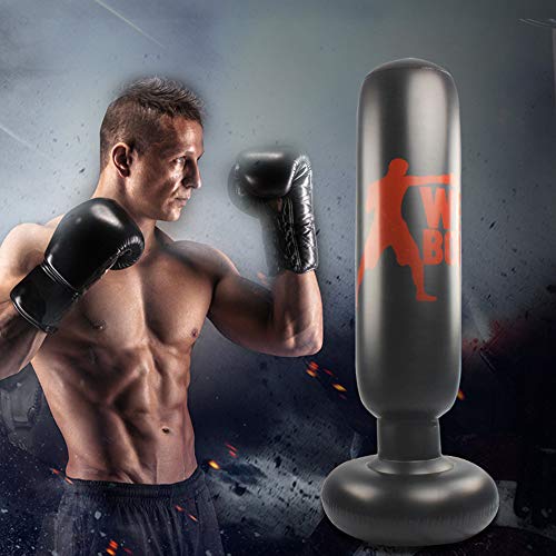 CYzpf Saco de Boxeo de Pie de 160cm Inflable Niños de Fitness para Practicar Karate Taekwondo Entrenamiento Intenso Gimnasia Deportes Alivio del Estrés CYzpf Saco de Boxeo de Pie de 160cm Inflable Niños de Fitness para Practicar Karate Taekwondo Entrenamiento Intenso Gimnasia Deportes Alivio del Estrés