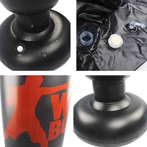 CYzpf Saco de Boxeo de Pie de 160cm Inflable Niños de Fitness para Practicar Karate Taekwondo Entrenamiento Intenso Gimnasia Deportes Alivio del Estrés CYzpf Saco de Boxeo de Pie de 160cm Inflable Niños de Fitness para Practicar Karate Taekwondo Entrenamiento Intenso Gimnasia Deportes Alivio del Estrés