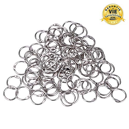 CZ Store®- anillas de encuadernación|100UDS+25MM+25MM|✮✮GARANTÍA DE POR VIDA✮✮- anillas de metal para libros/cuadernos/scrapbooks/anillas articuladas/para la escuela/hbbies creativos CZ Store®- anillas de encuadernación|100UDS+25MM+25MM|✮✮GARANTÍA DE POR VIDA✮✮- anillas de metal para libros/cuadernos/scrapbooks/anillas articuladas/para la escuela/hbbies creativos
