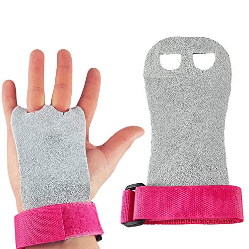 CZ Store®-Par guantes de gimnasia-✮GARANTÍA DE POR VIDA✮-Manoplas de gimnasia de cuero|4 tallas 2 colores|Protección de las palmas de las manos durante los ejercicios de tracción/crossfit/barra