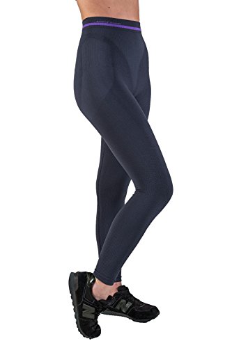 CzSalus Emana Biofir Terapia Anticelulita Adelgazar Compresión Linfedema Leggings, Leggings, XL, Negro