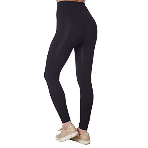CzSalus Pantalón Largo Ligero, Mallas adelgazantes de compresión Media para lipedema y linfedema (L, Negro) CzSalus Pantalón Largo Ligero, Mallas adelgazantes de compresión Media para lipedema y linfedema (L, Negro)