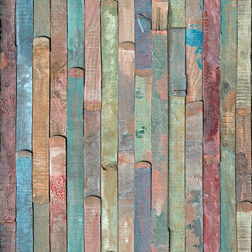 d-c-fix, Folie, Design Rio buntes Holz, selbstklebend, 45 x 200 cm
