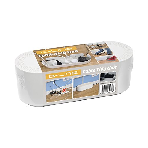 D-Line EU/CTUSMLW/SW - Caja Organizadora de Cables, Blanco, Pequeña D-Line EU/CTUSMLW/SW - Caja Organizadora de Cables, Blanco, Pequeña