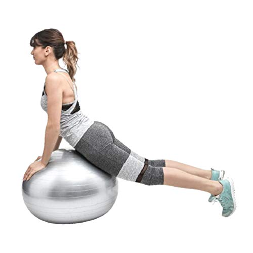D-Work - Balón de gimnasia, fitness, embarazo antiestallido, 65 cm de diámetro, PVC (gris) D-Work - Balón de gimnasia, fitness, embarazo antiestallido, 65 cm de diámetro, PVC (gris)