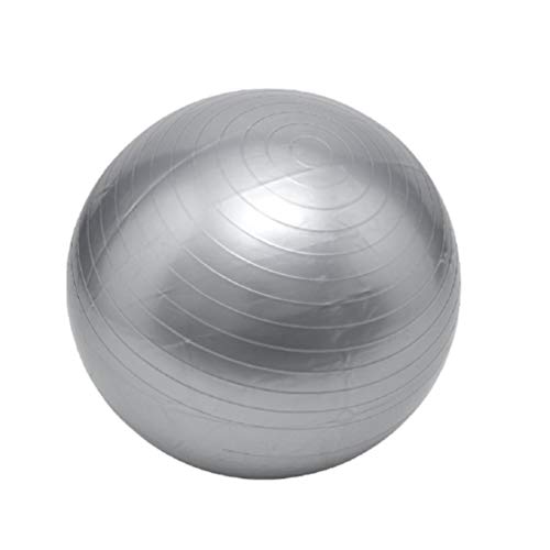 D-Work - Balón de gimnasia, fitness, embarazo antiestallido, 65 cm de diámetro, PVC (gris)