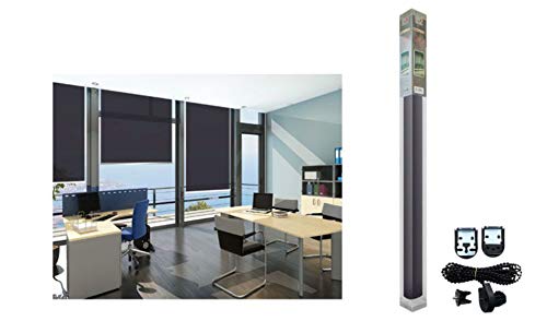 DABUTY ONLINE, S.L. Estor translúcido Liso para Ventana. Estores Enrollables para Ventanas y Puertas (Negro, 100 x 180 cm) DABUTY ONLINE, S.L. Estor translúcido Liso para Ventana. Estores Enrollables para Ventanas y Puertas (Negro, 100 x 180 cm)