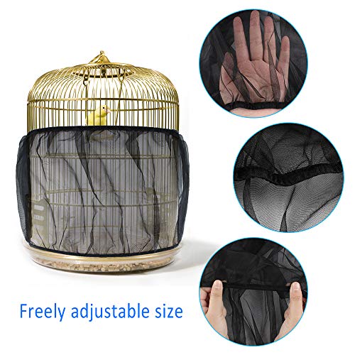 Dadabig 1PCS Malla Jaula Pajaros Funda Jaula Pajaro de Tela de Malla con Ventilación a Prueba de Polvo para Evitar el Alpiste Caiga al Suelo (132-250CM, Talla L) Dadabig 1PCS Malla Jaula Pajaros Funda Jaula Pajaro de Tela de Malla con Ventilación a Prueba de Polvo para Evitar el Alpiste Caiga al Suelo (132-250CM, Talla L)