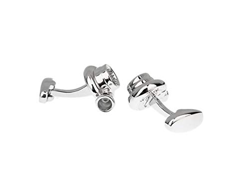 Daesar Gemelos de Hombre Gemelos Gemelo para Hombre Cobre Máquina de Ventilación Gemelo Camisa Hombre Plata Daesar Gemelos de Hombre Gemelos Gemelo para Hombre Cobre Máquina de Ventilación Gemelo Camisa Hombre Plata