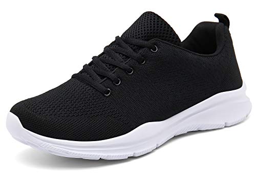 DAFENP Zapatillas de Running para Hombre Mujer Zapatos para Correr y Asfalto Aire Libre y Deportes Calzado Ligero Transpirable XZ747-M-halfblack-EU36 DAFENP Zapatillas de Running para Hombre Mujer Zapatos para Correr y Asfalto Aire Libre y Deportes Calzado Ligero Transpirable XZ747-M-halfblack-EU36