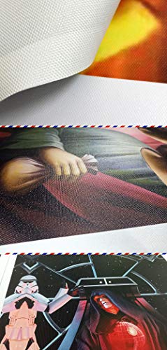 DAFFG Impresiones E Grabados sobre Lienzo Composición De 5 Partes Fotografica 5 Cuadros Pared Jinete, Espada, Batalla, Esgrima-150x80 cm