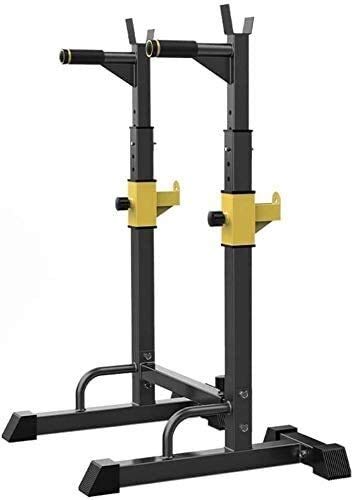 DAGCOT Equipo de ejercicio de entrenamiento de fuerza Equipo de ejercicio de múltiples funciones Multifunción Barbell Rack Capacidad Dip stand Home Gym Ajustable Squat Squat Rack Lifting Bench Press S DAGCOT Equipo de ejercicio de entrenamiento de fuerza Equipo de ejercicio de múltiples funciones Multifunción Barbell Rack Capacidad Dip stand Home Gym Ajustable Squat Squat Rack Lifting Bench Press S
