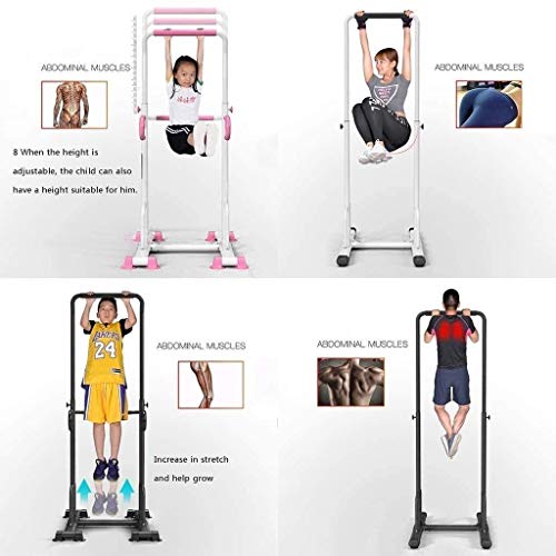 DAGCOT Fitness Power Tower Home Gym Gym Entrenamiento Ejercicio Pull Ups Equipos de Aptitud Placas de Interior Pulseras de Interior Pesadas Pesadas Pesadas Barras paralelas Multifuncionales Equipo de