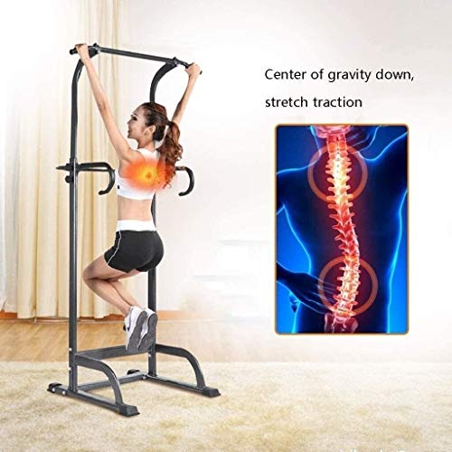 DAGCOT Inicio Gimnasio Power Tower Fuerza Entrenamiento Equipo de entrenamiento Pull Ups DIP STOP HOGAR GYM GYM AJUSTABLE ALTURÓN PULSA UPER BAR EQUIPO DE FITNESS EQUIPO MULTIFONE FUNCIONAMIENTO EQUIP