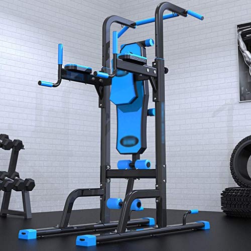 DAGCOT Inicio Gym Power Tower Fuerza Entrenamiento de entrenamiento Equipo de entrenamiento Digüe, barra horizontal interior multifuncional, de pie, torre de poder silencioso, estante de entrenamiento