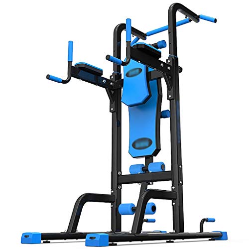 DAGCOT Inicio Gym Power Tower Fuerza Entrenamiento de entrenamiento Equipo de entrenamiento Digüe, barra horizontal interior multifuncional, de pie, torre de poder silencioso, estante de entrenamiento