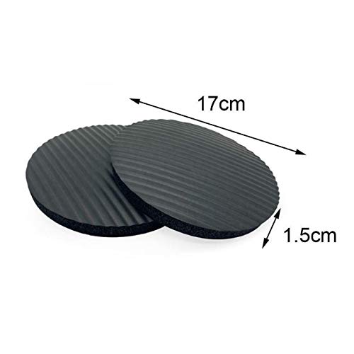 DAGONGJI 6pcs Rodilleras pequeñas y Redondas Estera de Yoga Acolchada y Antideslizante para Pilates y Gimnasia con Correa para el Hombro DAGONGJI 6pcs Rodilleras pequeñas y Redondas Estera de Yoga Acolchada y Antideslizante para Pilates y Gimnasia con Correa para el Hombro