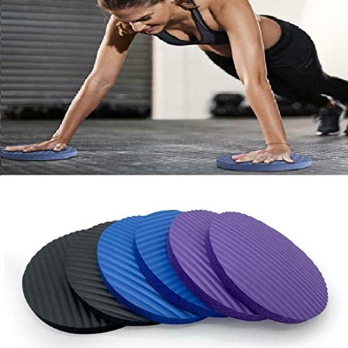 DAGONGJI 6pcs Rodilleras pequeñas y Redondas Estera de Yoga Acolchada y Antideslizante para Pilates y Gimnasia con Correa para el Hombro DAGONGJI 6pcs Rodilleras pequeñas y Redondas Estera de Yoga Acolchada y Antideslizante para Pilates y Gimnasia con Correa para el Hombro