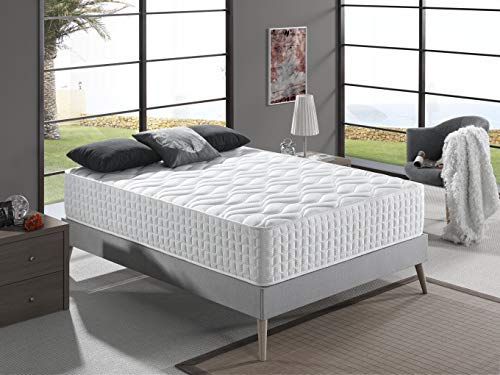 DAGOSTINO Home – Colchones Viscoelastico Cesar, Alta Desnsidad, Reversible (Invierno/Verano), Alta Transpirabilidad, 150 x 190 cm DAGOSTINO Home – Colchones Viscoelastico Cesar, Alta Desnsidad, Reversible (Invierno/Verano), Alta Transpirabilidad, 150 x 190 cm