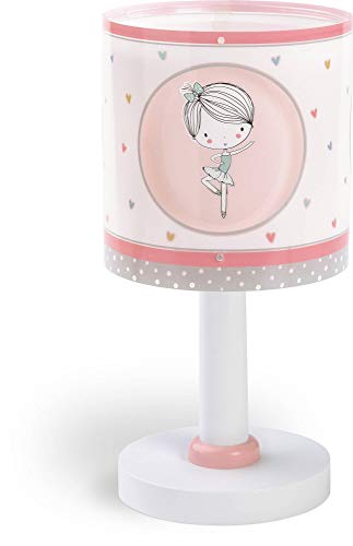 Dalber Sweet Dance Lámpara infantil de Mesita Bailarina, Rosa Dalber Sweet Dance Lámpara infantil de Mesita Bailarina, Rosa