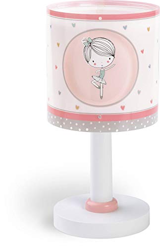 Dalber Sweet Dance Lámpara infantil de Mesita Bailarina, Rosa