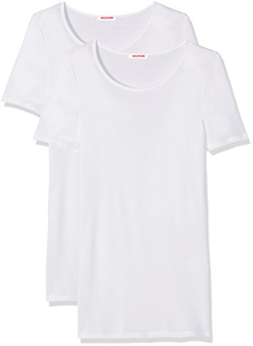 Damart Lot de 2 tee-Shirts Thermolactyl Camiseta térmica, Blanc (Blanc), XL (Pack de 2) para Mujer Damart Lot de 2 tee-Shirts Thermolactyl Camiseta térmica, Blanc (Blanc), XL (Pack de 2) para Mujer