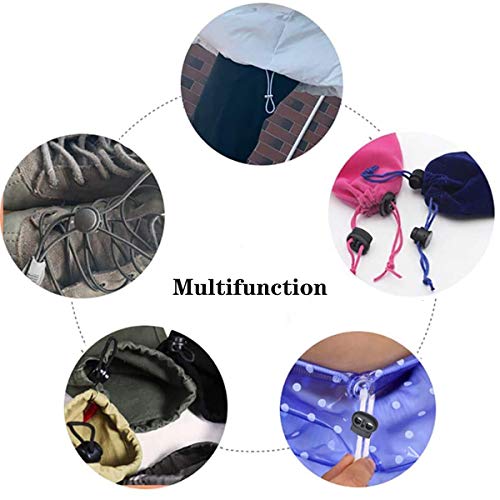 Dancepandas Cierre De Cuerda Con Resorte 200PCS Cerradura De Cordón Bloqueo De Cordones Cerraduras de Cable Para Cables Diámetro De Agujero Aprox 4mm Para Ropa y Mochila Con Cordón (Doble agujero) Dancepandas Cierre De Cuerda Con Resorte 200PCS Cerradura De Cordón Bloqueo De Cordones Cerraduras de Cable Para Cables Diámetro De Agujero Aprox 4mm Para Ropa y Mochila Con Cordón (Doble agujero)