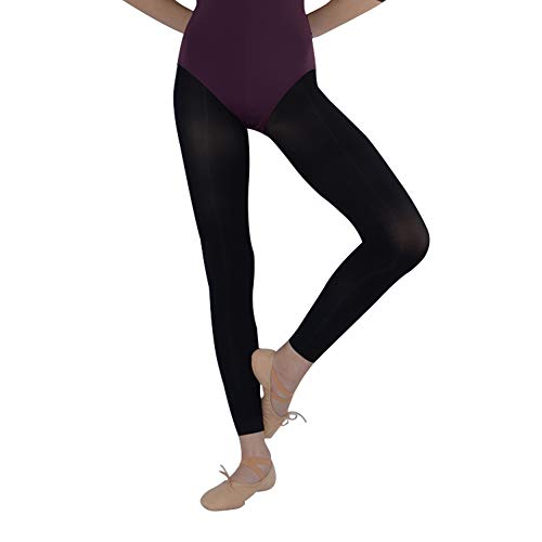 DANCEYOU 2 Pares Medias Modelandas Negros Leggings Opacos Súper Elásticos Con Pie Convertible y Sin Pie para Mujeres y Niñas 70DEN L DANCEYOU 2 Pares Medias Modelandas Negros Leggings Opacos Súper Elásticos Con Pie Convertible y Sin Pie para Mujeres y Niñas 70DEN L