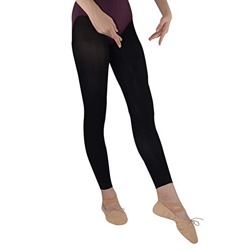 DANCEYOU 2 Pares Medias Modelandas Negros Leggings Opacos Súper Elásticos Con Pie Convertible y Sin Pie para Mujeres y Niñas 70DEN L DANCEYOU 2 Pares Medias Modelandas Negros Leggings Opacos Súper Elásticos Con Pie Convertible y Sin Pie para Mujeres y Niñas 70DEN L