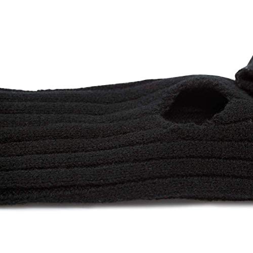 DANCEYOU 76cm Mujeres Calentadores la Pierna de Baile Yoga Ballet Calcetines de Otoño Invierno Calcetines la Pierna Largos de Punto sin Base, Negro DANCEYOU 76cm Mujeres Calentadores la Pierna de Baile Yoga Ballet Calcetines de Otoño Invierno Calcetines la Pierna Largos de Punto sin Base, Negro