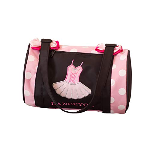 DANCEYOU Bolsa de Ballet Danza Deportes para Niña Tote Bolsa Personalizada Bordada Princesa Niña Infantil DANCEYOU Bolsa de Ballet Danza Deportes para Niña Tote Bolsa Personalizada Bordada Princesa Niña Infantil