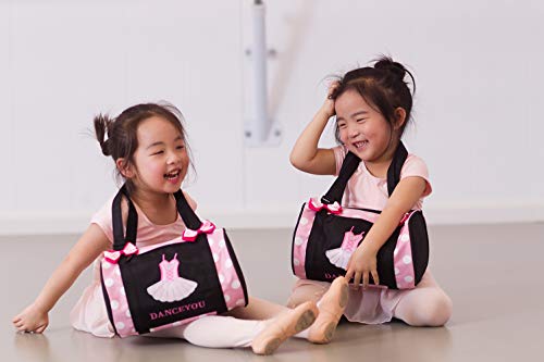 DANCEYOU Bolsa de Ballet Danza Deportes para Niña Tote Bolsa Personalizada Bordada Princesa Niña Infantil DANCEYOU Bolsa de Ballet Danza Deportes para Niña Tote Bolsa Personalizada Bordada Princesa Niña Infantil