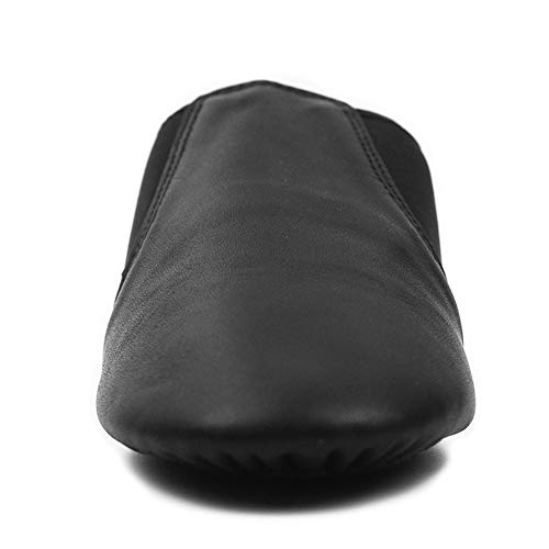 DANCEYOU Jazz e Moderna Zapatos de Baile Cómodo Ponerse Cuero Fino Zapatillas de Danza de Jazz de Práctica Split Suela para Niños y Adultos Unisex EU28 DANCEYOU Jazz e Moderna Zapatos de Baile Cómodo Ponerse Cuero Fino Zapatillas de Danza de Jazz de Práctica Split Suela para Niños y Adultos Unisex EU28