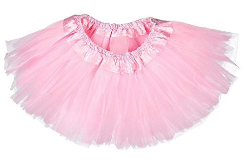 Dancina Falda Tutú Clásica de Ballet para Bebés 6-24 Meses Rosado Claro Dancina Falda Tutú Clásica de Ballet para Bebés 6-24 Meses Rosado Claro