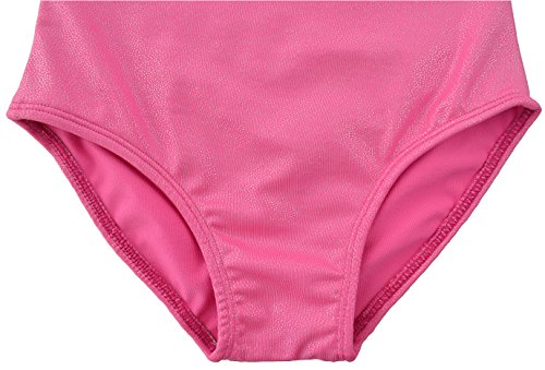 Dancina - Maillots de Gimnasia Leotardo para Niña 10-11 años Sparkle Pink